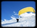 Décollage en Tandem Parapente à skis 