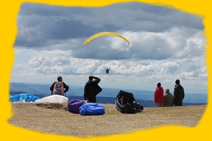 Decollage Parapente